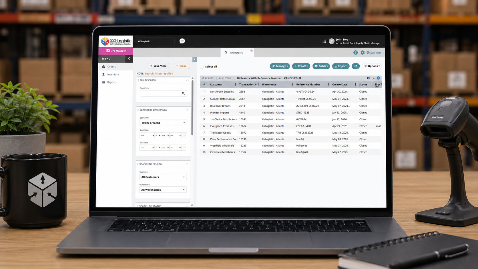 Customer Portal Visibility & Reporting